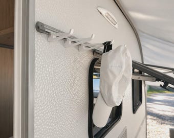 Hooks for caravan, motorhome and van rails – 3 sizes available