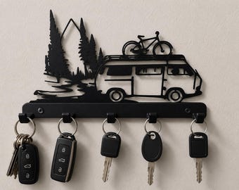 Wall-mounted key holder for campervans – Vanlife & Adventure spirit