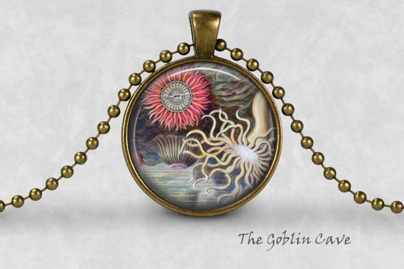 24/" Sea Anemone Crystal Necklace