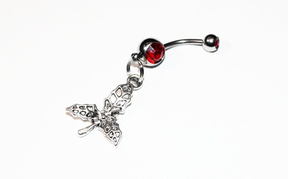 Mistletoe Belly Button Ring Christmas Navel Ring Holiday Etsy