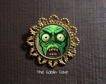 Zombie Brooch Pin