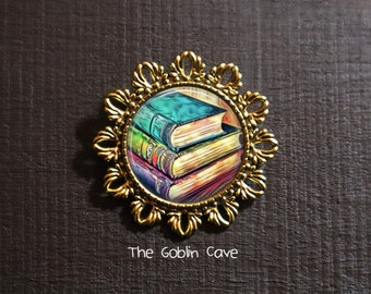 Book Brooch, Literary Gift