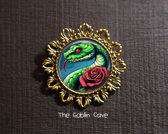 Snake Brooch Pin