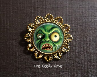 Zombie Brooch Pin