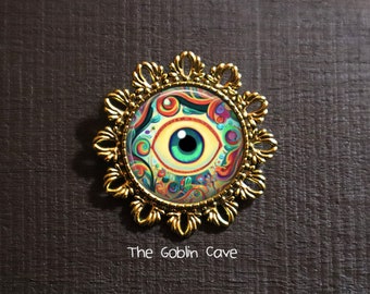 Eyeball Brooch