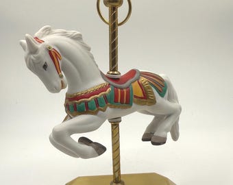 Vintage Hallmark Keepsake Ornaments Collector’s Series. Tobin Fraley’s Carousel Series. Lot of 3