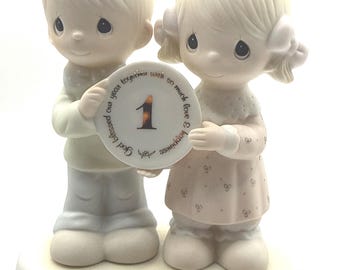 Enesco Precious Moments “God Blessed Our Year Together With So Much Love and Happiness”