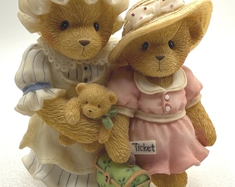 Enesco Cherished Teddies Charissa and Ashlynn "Every Journey Begins With One Step”