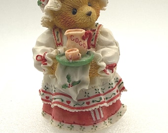Enesco Cherished Teddies. “Hannah - Holly “A Cup of Homemade Love”