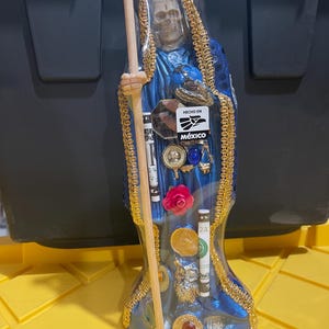 12 Zoll Santa Muerte Azul/Blau