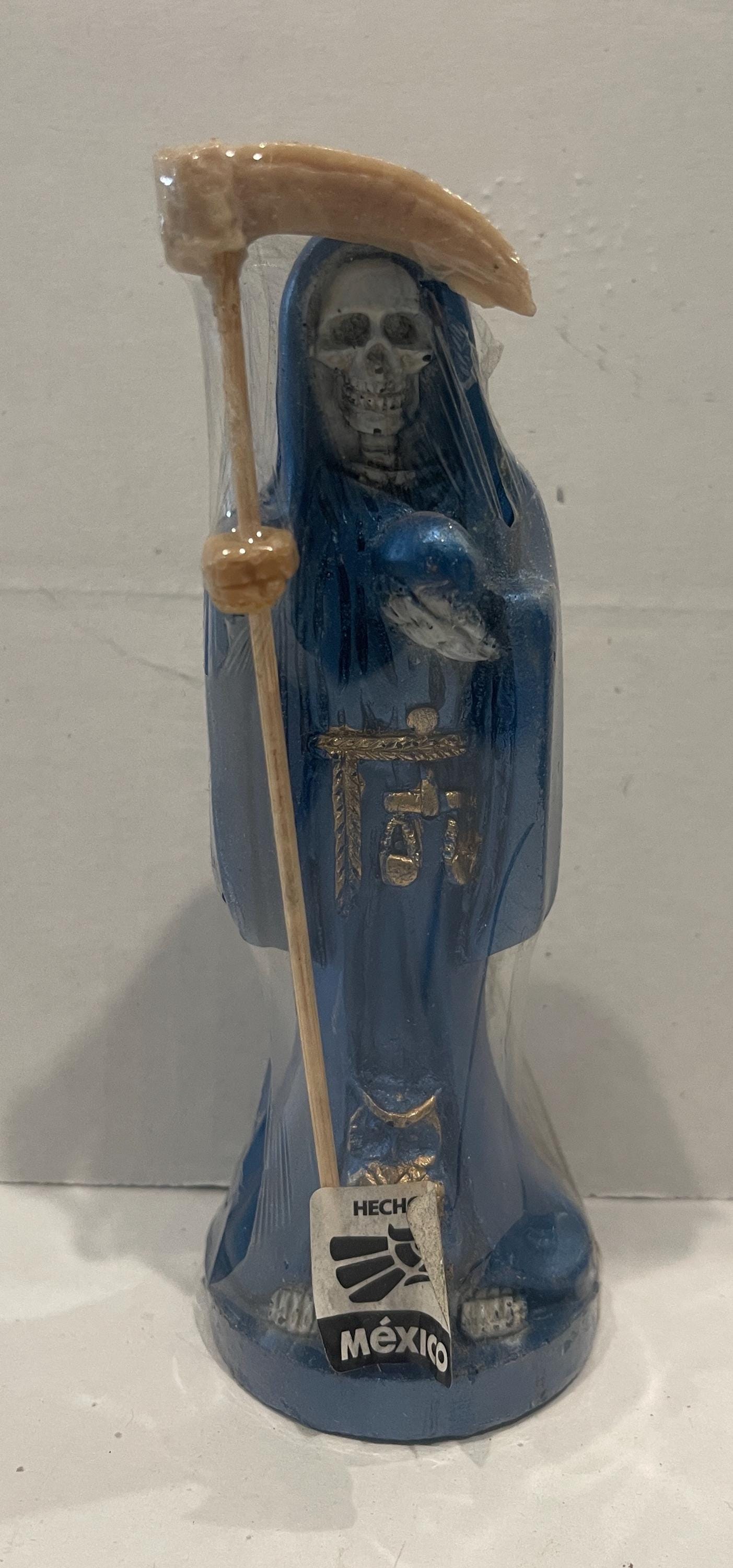 Blue Santa Figurines - Etsy