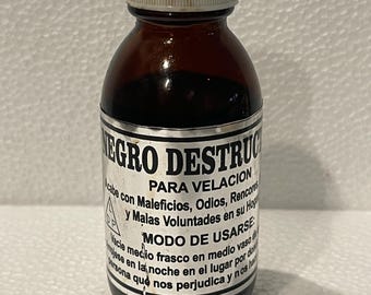 Aceite  negro destructor