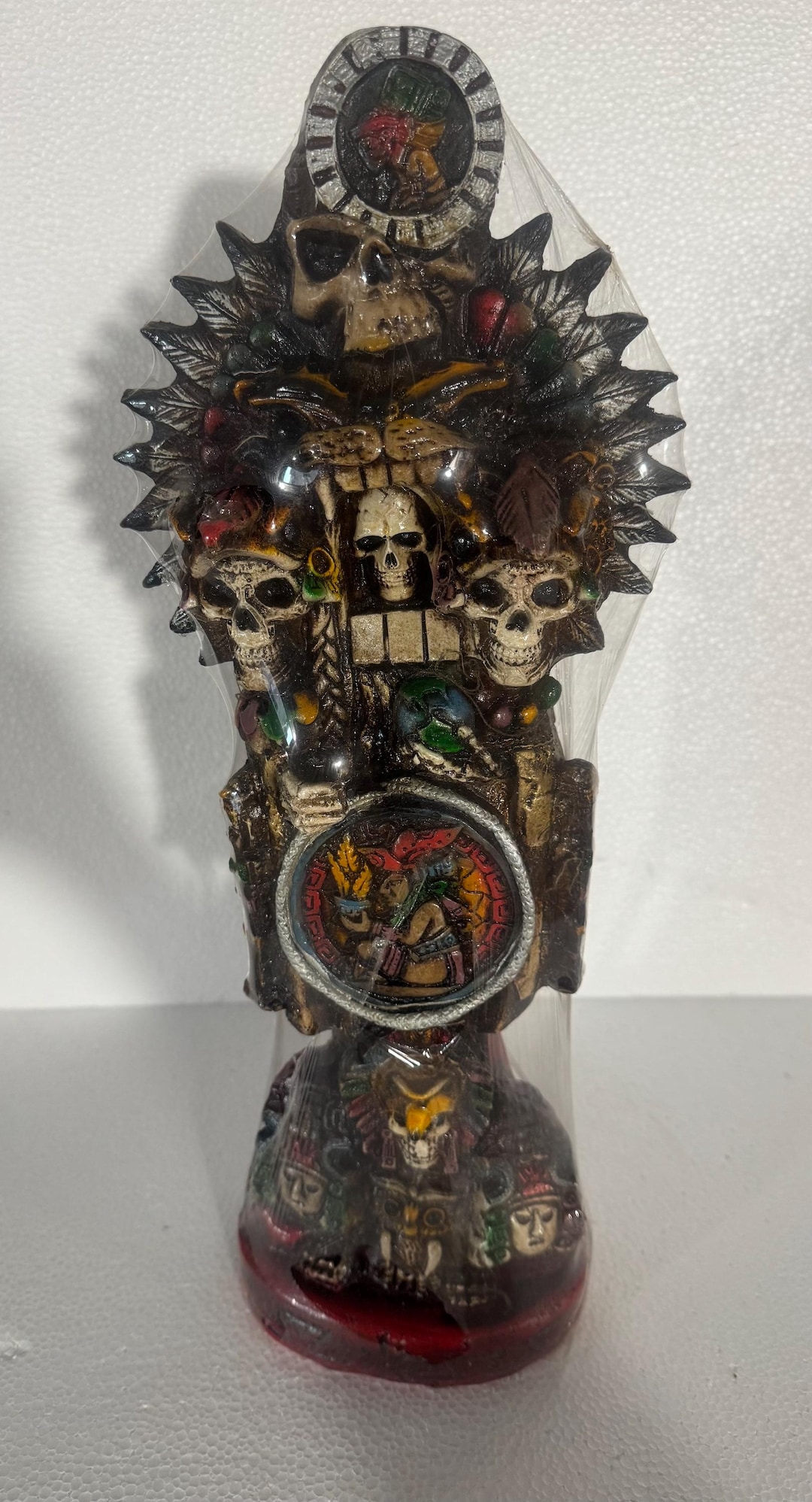Santa Muerte 3 Heads Aztec 3 Colors - Etsy