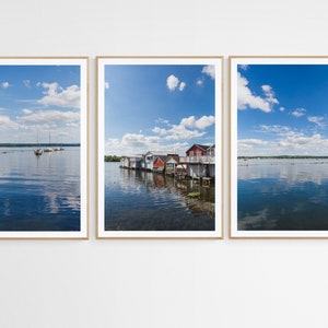 Lake Set of 3 Photography Prints Collection, Canandaigua Lake Photos, Finger Lakes Upstate New York Photography Prints Wall Art