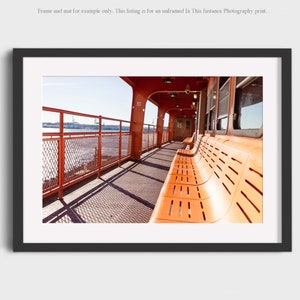 Staten Island Ferry New York City Photography Print, NYC Wall Art