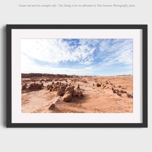 Utah Photography, Goblin Valley Landscape  Wanderlust Travel Southwest Pastel Fine Art Wall Art Photo Prints