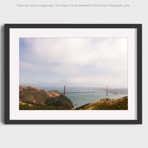 San Francisco Photography, Golden Gate Bridge Skyline California Landscape Marin Headlands Iconic Photo Prints Wall Art Print