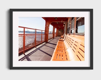 Staten Island Ferry New York City Photography Print, NYC Wall Art