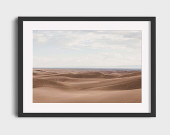 Great Sand Dunes Photography Dreamy National Park Beach House Minimal Zen Beige Summer Colorado Nature Landscape Photo Print Wall Art