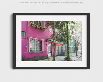 Mexico City Colorful Street Photography Print