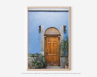 Mexico City Door Photography Print, Colorful Wall Art
