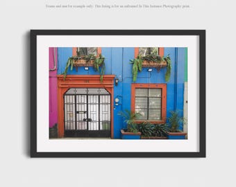Mexico City Colorful Architecture Photography Print