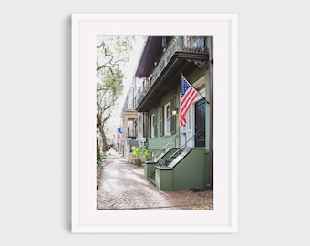 Savannah Photography Print, Architecture Wall Art, Modern Travel Urban Boho Photo Print