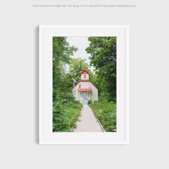 Baileys Harbor Lighthouse Print: Door County Lake Michigan Wall Art