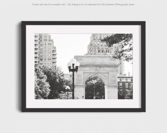NYC Photography Print: Washington Square Park Arch, Greenwich Village