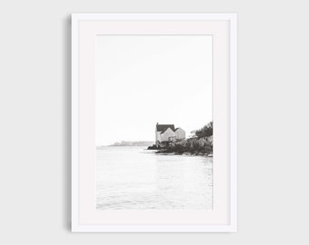 Portland Maine Coastal Print: Fishing Shack Photography, New England Wall Art