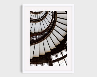 Chicago Photography Print, The Rookery Staircase Architectural Photos Wall Art