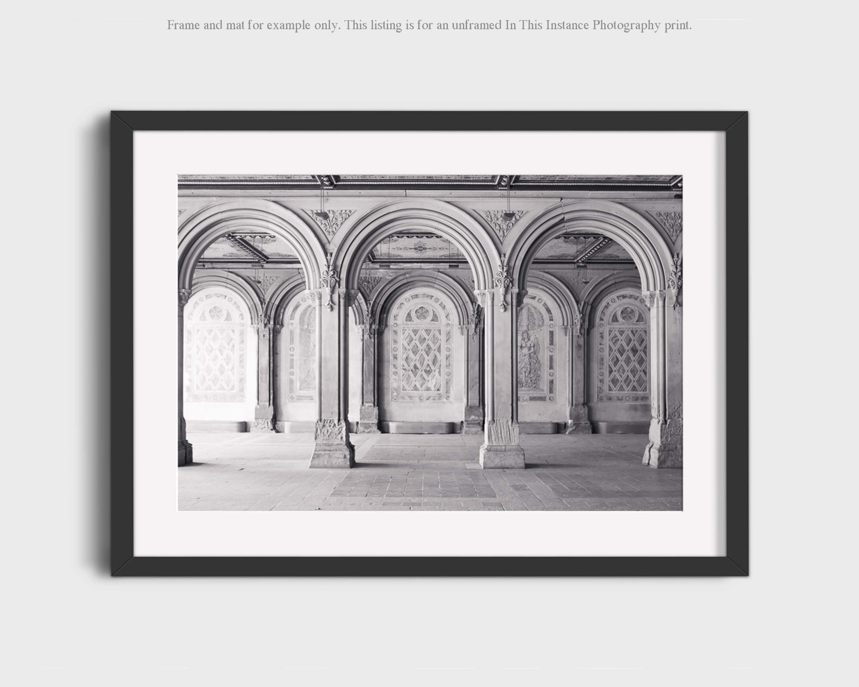 Bethesda Terrace Central Park Photography Print Urban Home 