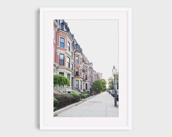 Boston Back Bay Photography Print: Urban Architecture Wall Art