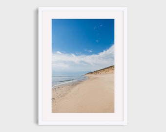 Marconi Beach Cape Cod National Seashore Photography, Atlantic Ocean East Coast Travel Photo Wall Art Print
