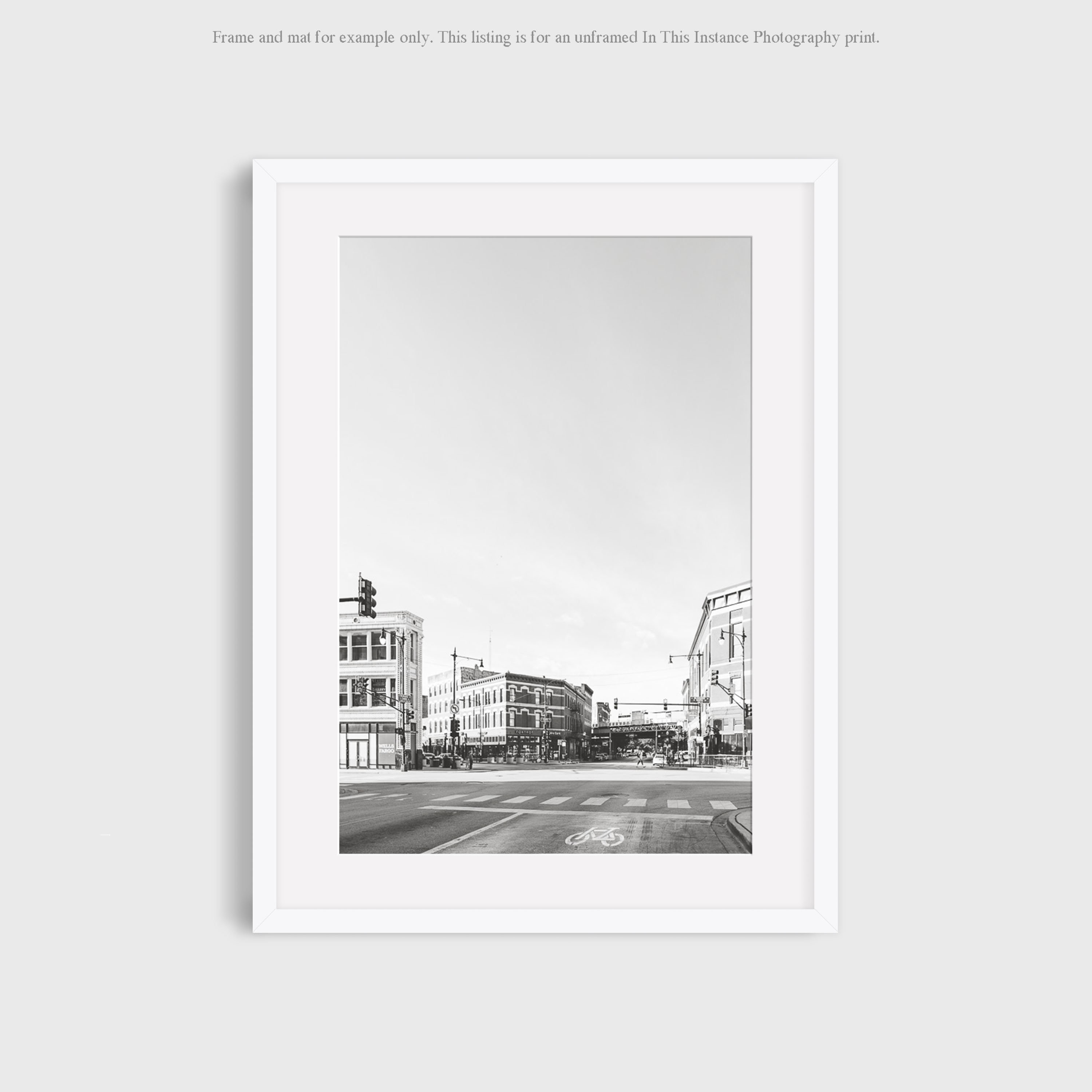 Chicago Photography Print, Wicker Park Bucktown 6 Corners Urban Photo Wall Art