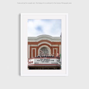 Chicago Photography Print, Riviera Theatre Wall Art