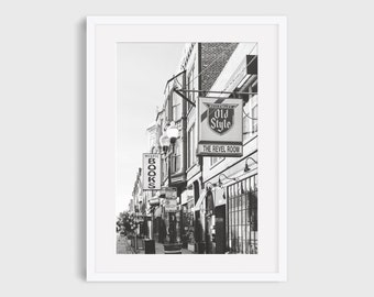 Chicago Photography Print, Wicker Park Bucktown Milwaukee Avenue Urban Photo Wall Art