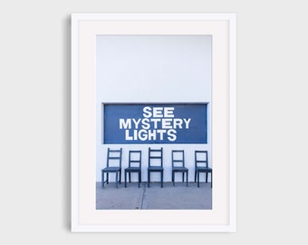 Marfa Wall Art, West Texas Southwest Architecture Pastel Travel Photography Prints