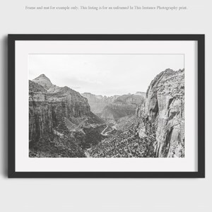 Zion National Park Photography Print, Utah Southwest Landscape Travel Wall Art