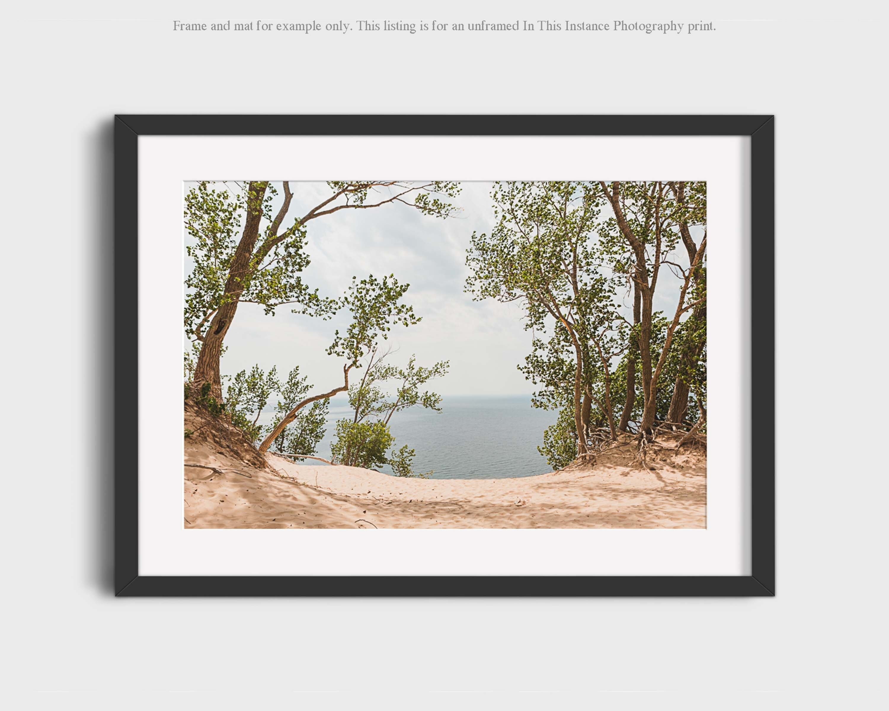 Impresión fotográfica del lago Michigan, arte mural con paisaje de playa -  Etsy México, image size:3000x2400