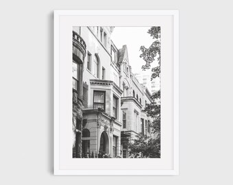 Chicago Gold Coast Brownstone Architecture Photography Print