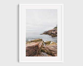 Acadia National Park Photography Print, Maine Coastal Wall Art