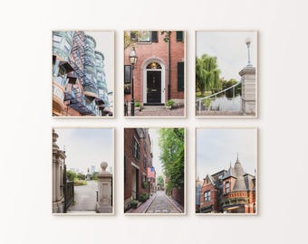 Boston Photography Print Set, Gallery Wall