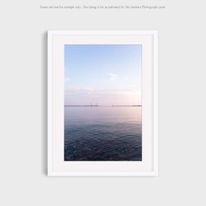 North Shore Minnesota Photography Print, Lake Superior Great Lakes Wall Art, Northwoods Minimalist Colorful Decor