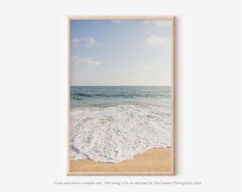 Ocean Beach Wall Art, Coastal Landscape Photography Print
