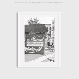 Chicago Photography Print, Wicker Park Bucktown Restaurant Urban Photo Wall Art