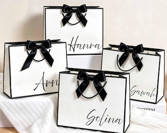 Sacchetti regalo personalizzati con nome, sacchetti regalo con nastro e cordoncino, sacchetti regalo di ringraziamento, sacchetti regalo di compleanno, sacchetti regalo di nozze, sacchetti regalo per damigelle d'onore