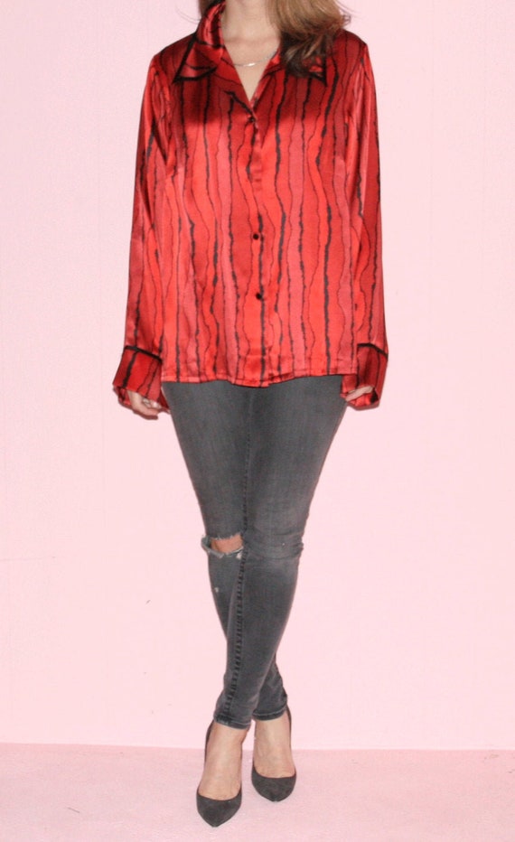 silk pajama blouse pajama Gem