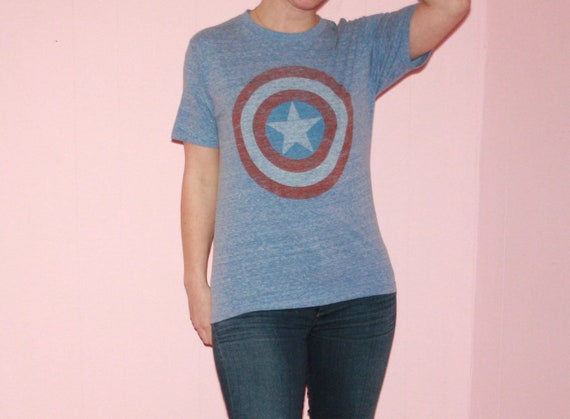 Captain America Bullseye Tee | Etsy Ireland