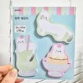 Animal Dessert Die Cut Sticky Notes Memo Pad 90 Sheets Journaling Planner Supplies product logo